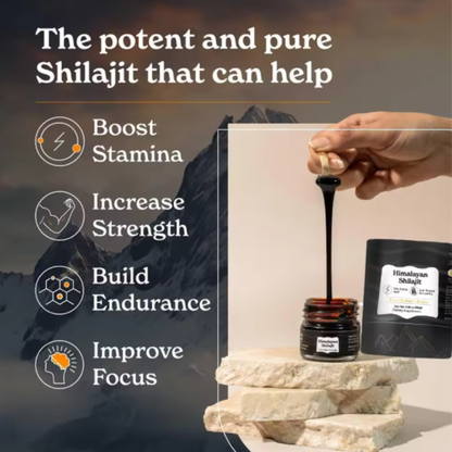 Himalayan Shilajit Pure Resin – Natural Mineral Supplement