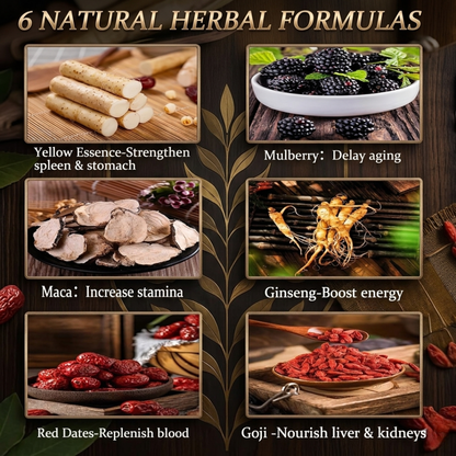 Ginseng Five Treasure Herbal Wellness Tea